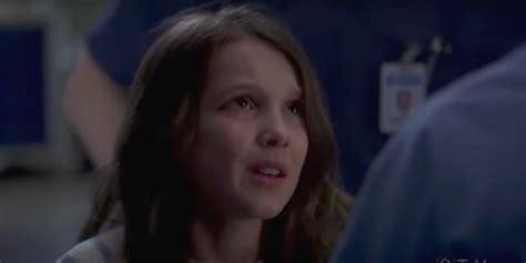 Stranger Things' Millie Bobby Brown once appeared on Grey's Anatomy