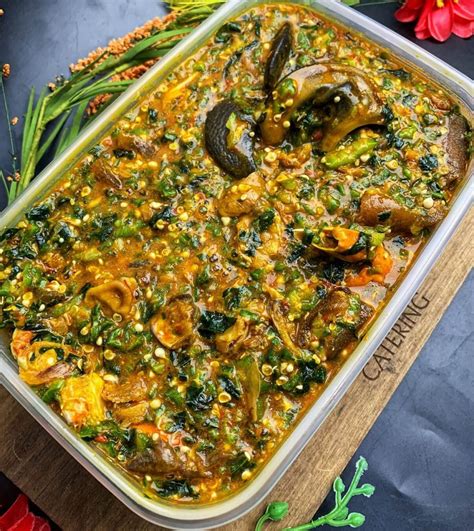 Seafood Okro Soup — Grandeur Catering