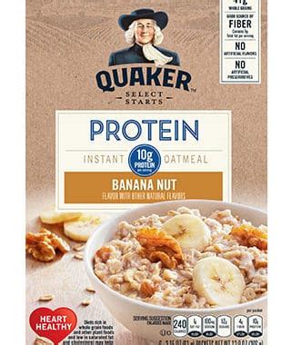 Save $1.00 off (1) Quaker Protein Instant Oatmeal Printable Coupon