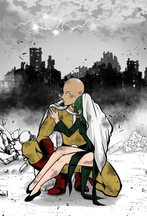 Saitama in front of a wrecked city – Artofit