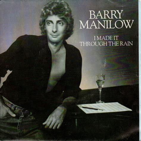 Barry Manilow – I Made It Through The Rain (1985, Poster Sleeve, Vinyl) - Discogs