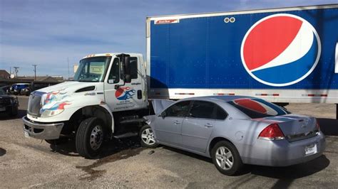 1 arrested after car crashes into Pepsi delivery truck | KVII