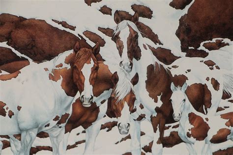 Offset Lithograph after Bev Doolittle "Pintos", Late 20th Century | EBTH