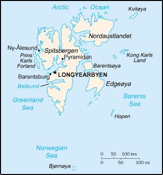 Svalbard Map | Infoplease