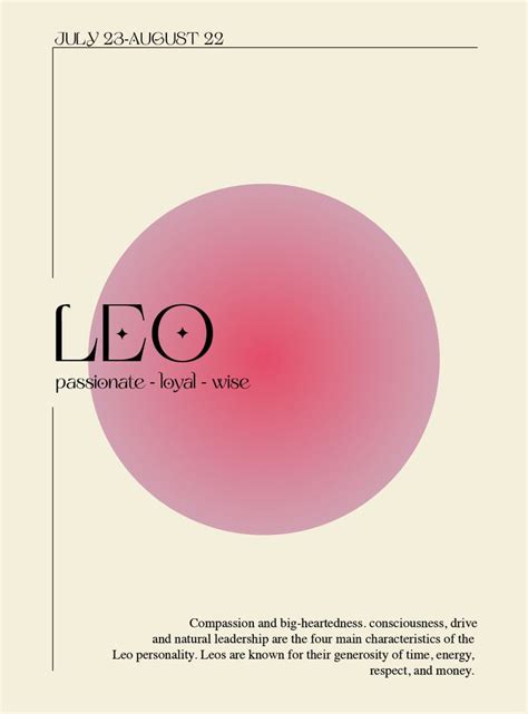 Leo zodiac sign aesthetic | Printable wall collage, Zodiac leo art ...