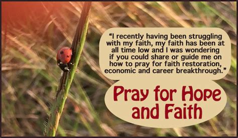 1 Incredible Prayer to Grow Your Hope and Faith