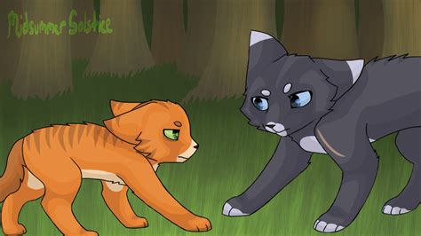 Warrior training - Firepaw and Bluestar by MidsummerSolstice on DeviantArt