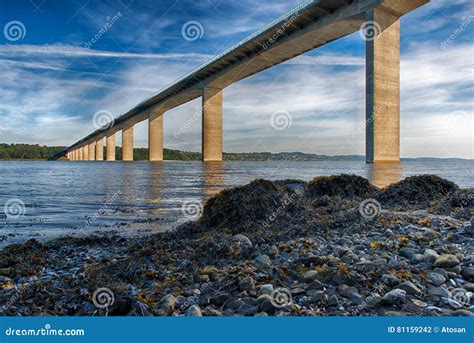 Vejle Fjord Bridge stock photo. Image of intermission - 81159242