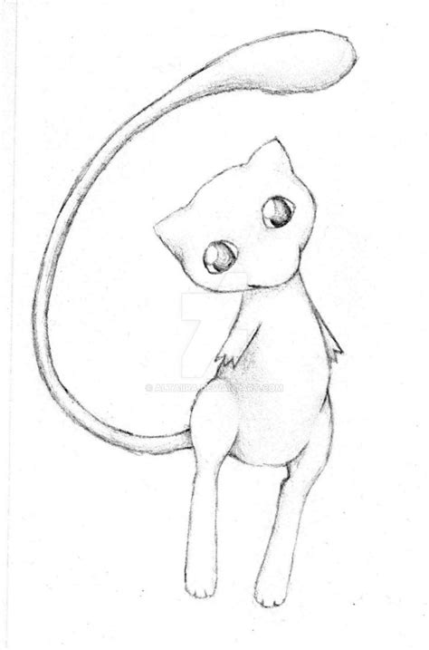 Mew Sketch | Pikachu drawing, Pokemon sketch, Art tutorials drawing