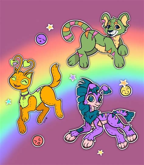 I drew some plushie Neopets! : r/neopets