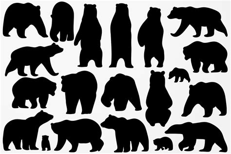 Bear Silhouettes