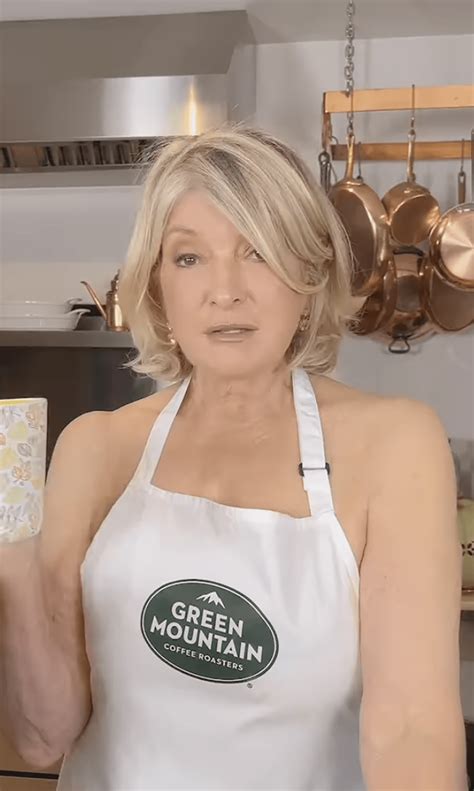 Martha Stewart, 81, goes topless to promote coffee brand - Hot ...