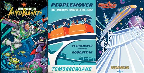 Explore the World of Tomorrow with These Disney Parks Attraction Posters - D23