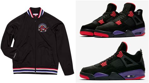 Jordan 4 Raptors Clothing Match Mitchell and Ness | SneakerFits.com