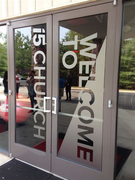 sweet door signage @i5church … | Church interior design, Church design ...