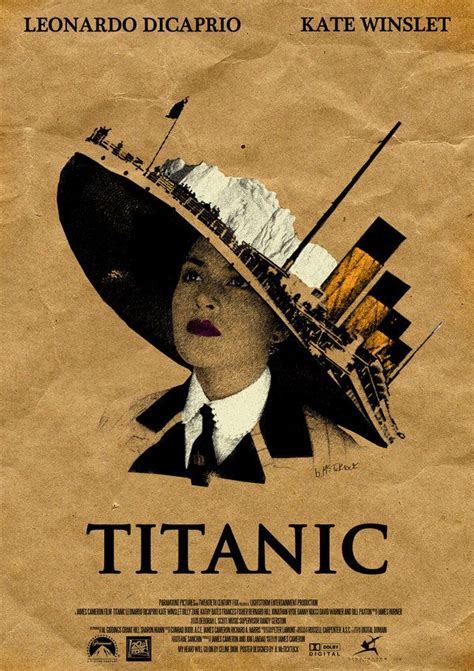 Poster design for the movie "Titanic" created out of stock images from ...