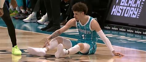 LaMelo Ball's Season Is Over After Fracturing His Right Ankle