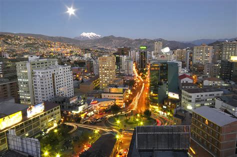 Panoramic Photograph Of The City Of La Paz. Republic Of Bolivia. Photograph by Eric Bauer