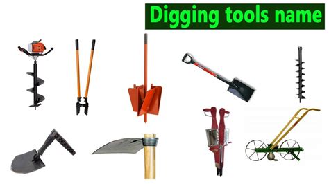 Digging Tools Name. Soil Digging tools name. Tools Used for Digging ...