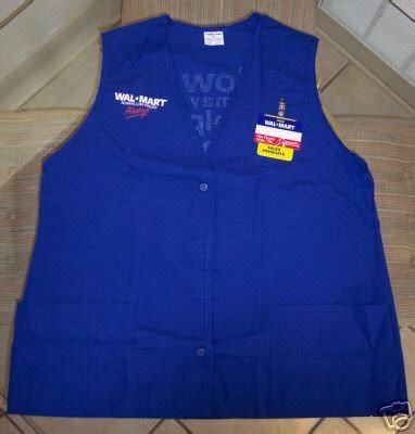 NEW WALMART/WAL-MART EMPLOYEE VEST UNIFORM XL & NAMETAG | #24307765