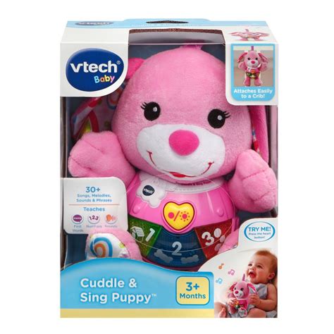 Amazon.com: VTech Baby Cuddle and Sing Puppy, Pink Baby Toy: Toys & Games | Baby toys, Newborn ...