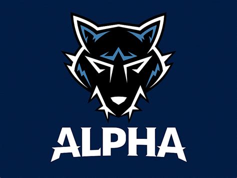 Alpha Hockey Team Logo by Kevin May on Dribbble