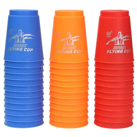 12Pcs Quick Speed Stacker Cups Fast Stacking Stacks Competition Sport Game Toy | eBay