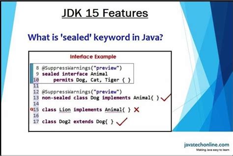 JDK 15 Features - JavaTechOnline