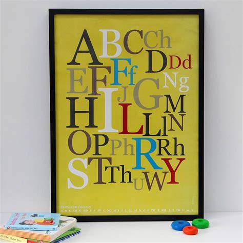 Welsh Alphabet Poster | Welsh alphabet, Alphabet poster, Welsh words