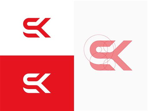 SK Monogram | Logo design examples, Logo design, Sports logo design