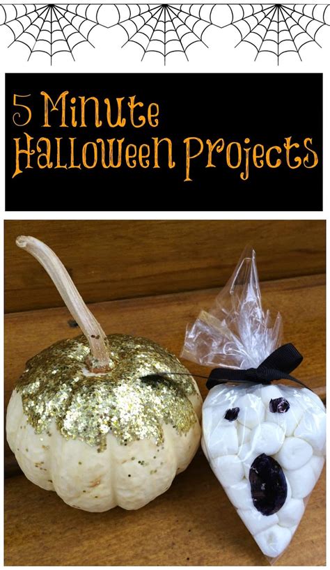 Two 5-Minute Halloween Projects - The Chirping Moms