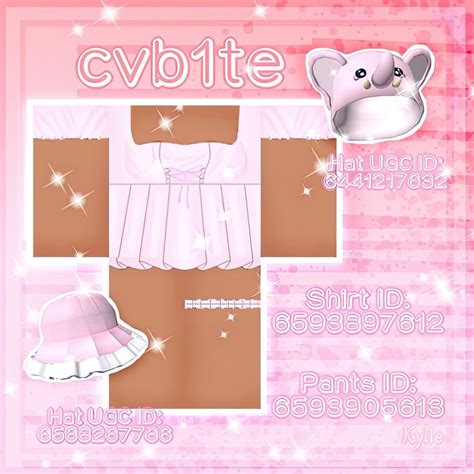 Detailed Kawaii Roblox Outfits with matching hats in 2021 | Bloxburg clothes, Cute roblox ...