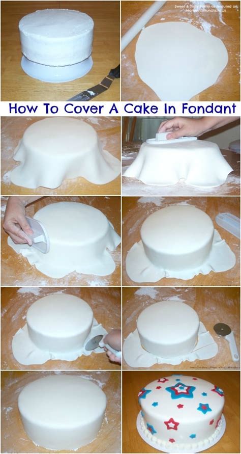 How To Cover A Cake With Fondant (Tutorial)