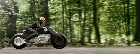 the BMW VISION NEXT 100 motorcycle presented in LA