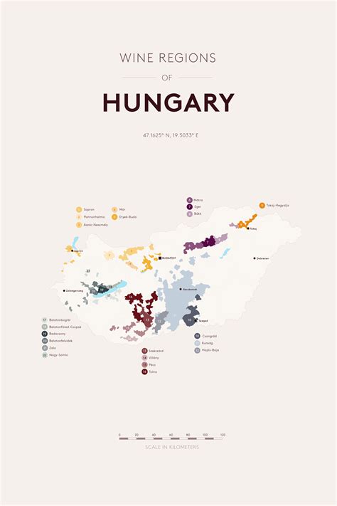 Wine Regions of Hungary on Behance