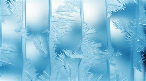 Blue Technological Sense Of Frost And Snowflakes Aesthetic Background, Ice Flower, Ice Sculpture ...