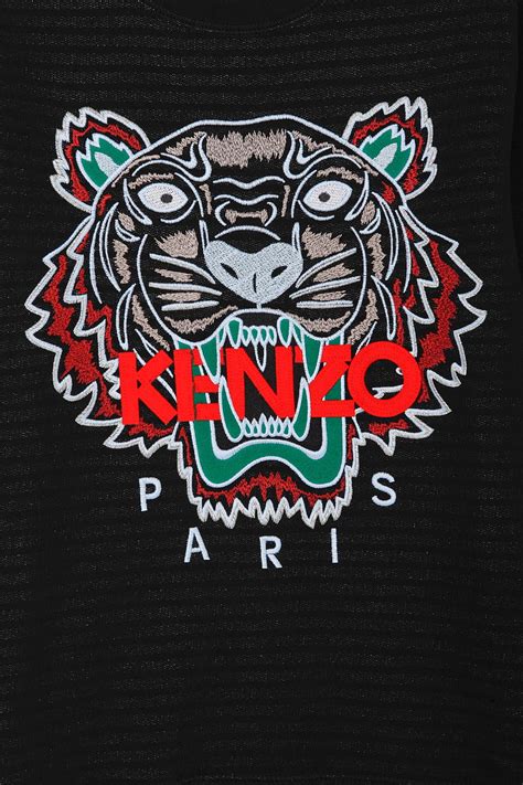 Men's Black Kenzo Tiger Embellished Sweater, tiger logo HD phone wallpaper | Pxfuel