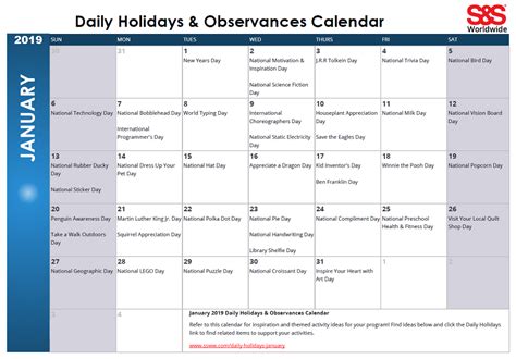 January holidays and observances Archives - S&S Blog