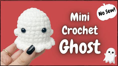 Quick No-Sew Crochet Ghost (Full Tutorial) | Free Amigurumi Halloween ...