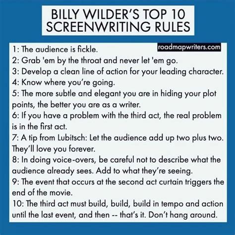 Top 10 screenwriting rules | Book writing tips, Writing dialogue ...