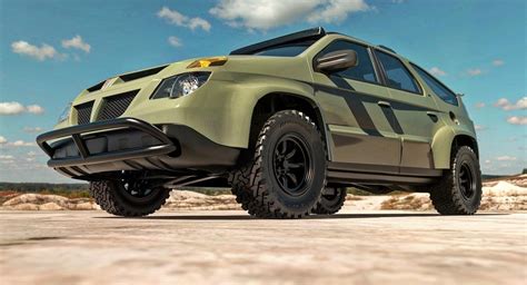 Call Us Crazy, But This Pontiac Aztek Imagined As An Off-Road Battlecar ...