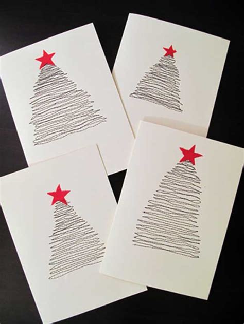 34 Adorable DIY Christmas Postcard Ideas - Amazing DIY, Interior & Home Design