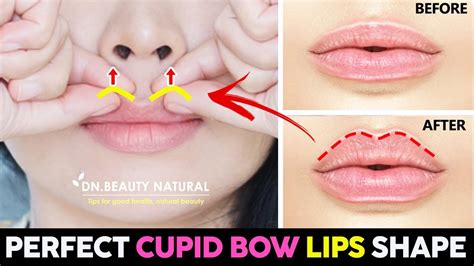 3 Steps How to Get Perfect Cupid Bow Lips shape | Fix uneven Upper lips, uneven Cupid Bow Lips ...