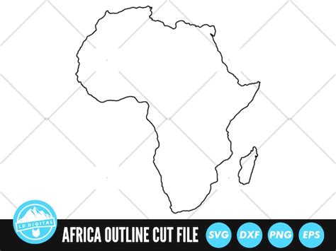 Afrika Umriss SVG-Dateien Africa Cut Files Länder - Etsy.de