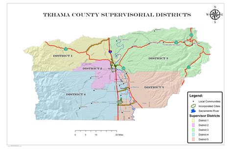 Tehama County - District Map