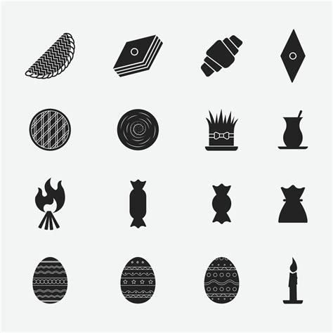 Set of Nowruz - Azerbaijan traditional holiday symbols line icons ...