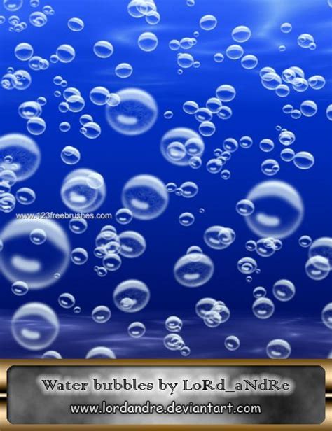 Water Bubbles | Photoshop Free Brushes | 123Freebrushes