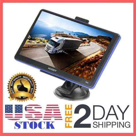 Semi Truck Gps Commercial Driver Big Rig Accessories Navigation System Trucker