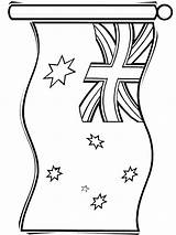 Flag Australia Coloring Pages & coloring book sketch template