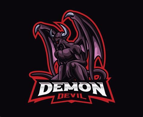 Premium Vector | Dark devil mascot logo design